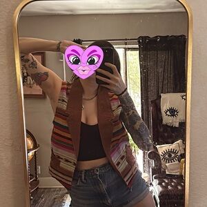 Vintage torango New Mexican patchwork vest